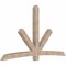 Ekena Millwork Alberta Smooth Timber Gable Bracket, Douglas Fir, 108"W x 63"H x 5 1/2"D x 5 1/2"F, 14/12 Pitch GBW108X63X0606ALB00SDF - alternate 2